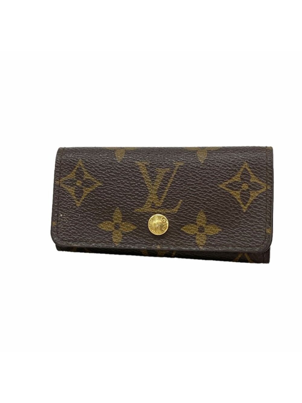 Louis Vuitton Key Case Monogram Multicles 4 Brown Key Holder